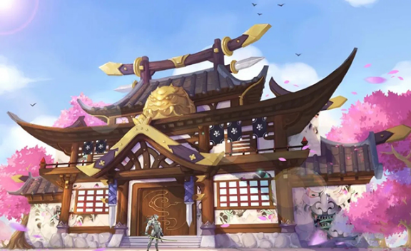 利用和风建筑设计绘制山口道场图文教程